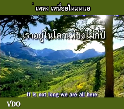 เพลง เหนื่อยไหมหนอ 